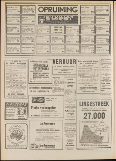 De Lingestreek, 1 augustus 1973