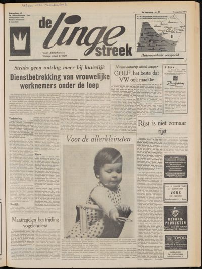De Lingestreek, 1 augustus 1974
