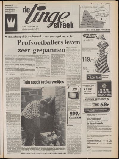 De Lingestreek, 1 april 1976