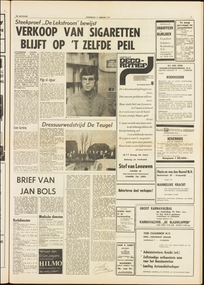 De Lekstroom, 11 februari 1971 (nr. 11, jrg. 3)