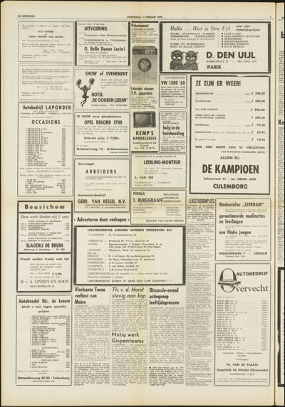 De Lekstroom, 12 februari 1970 (nr. 12, jrg. 2)