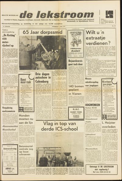 De Lekstroom, 1 april 1971 (nr. 18, jrg. 3)