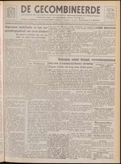 De Gecombineerde, 24 januari 1948