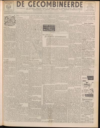 De Gecombineerde, 13 november 1951