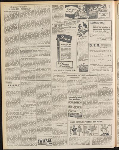 De Gecombineerde, 25 september 1952
