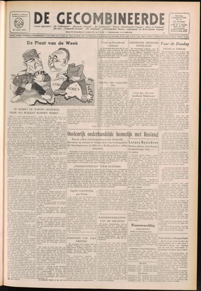 De Gecombineerde, 1 augustus 1953