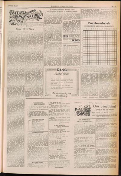 De Gecombineerde, 1 augustus 1953