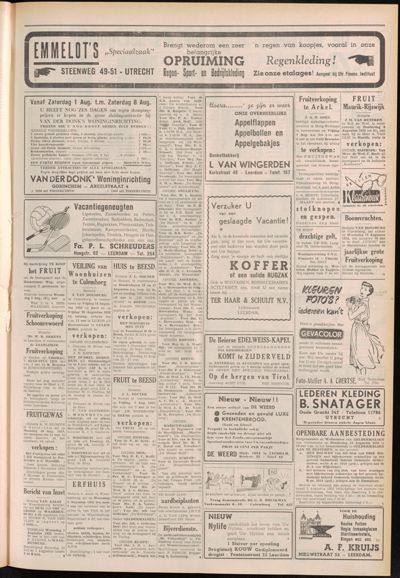 De Gecombineerde, 1 augustus 1953