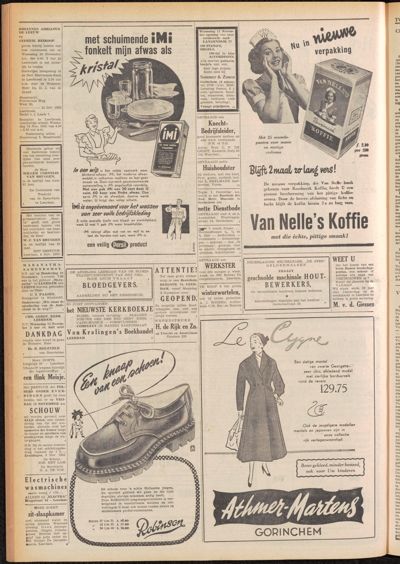 De Gecombineerde, 7 november 1953