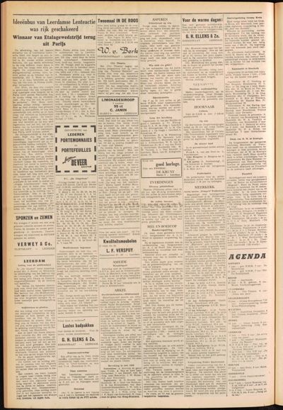 De Gecombineerde, 5 juni 1958