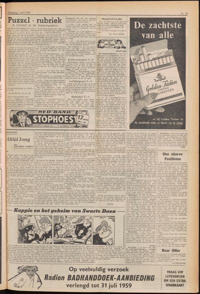 De Gecombineerde, 1 april 1959