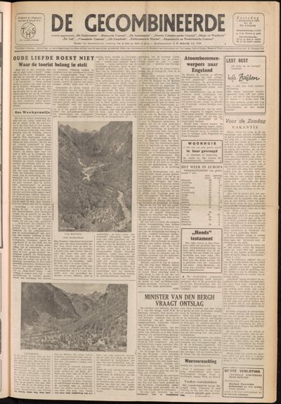 De Gecombineerde, 1 augustus 1959