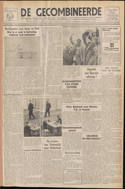 De Gecombineerde, 1 april 1961