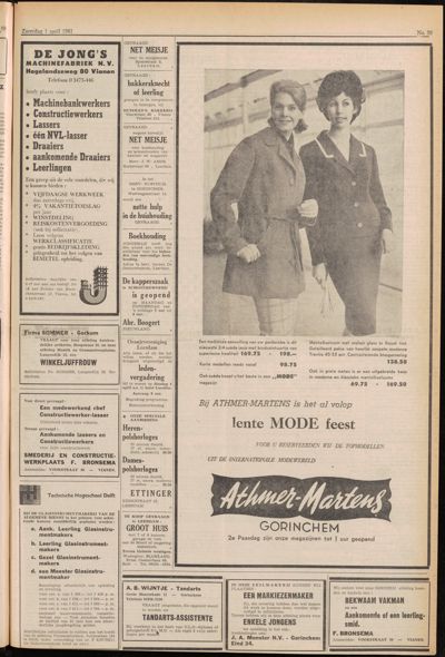 De Gecombineerde, 1 april 1961