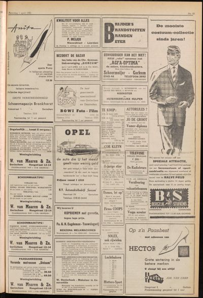 De Gecombineerde, 1 april 1961