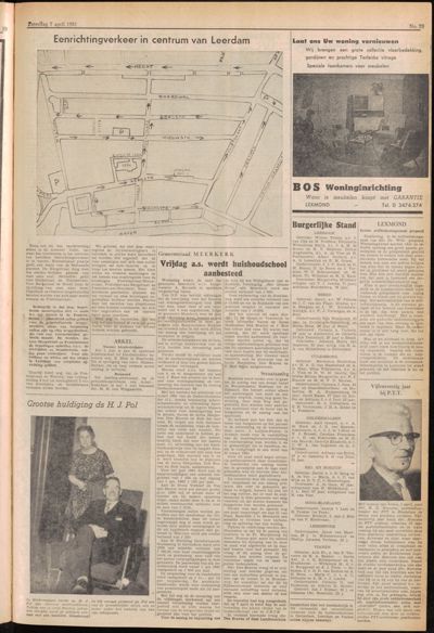 De Gecombineerde, 1 april 1961