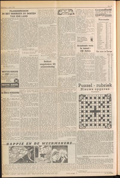 De Gecombineerde, 1 april 1961