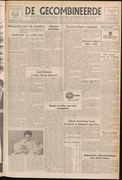De Gecombineerde, 24 maart 1962