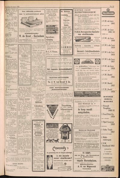De Gecombineerde, 24 maart 1962