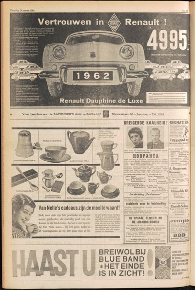 De Gecombineerde, 24 maart 1962