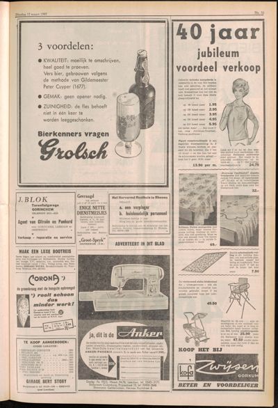 De Gecombineerde, 12 maart 1963