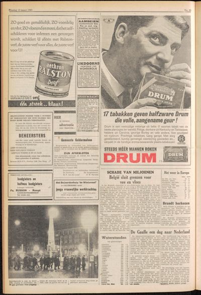 De Gecombineerde, 12 maart 1963