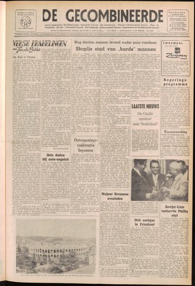 De Gecombineerde, 1 augustus 1963