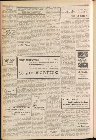 De Gecombineerde, 1 augustus 1963