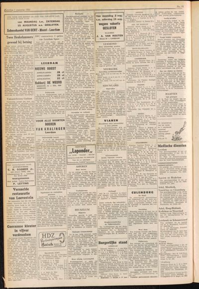De Gecombineerde, 1 augustus 1964