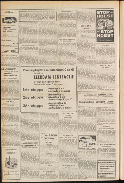 De Gecombineerde, 1 april 1965