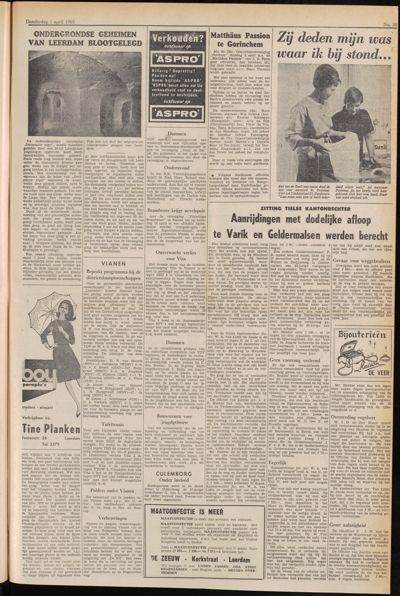 De Gecombineerde, 1 april 1965