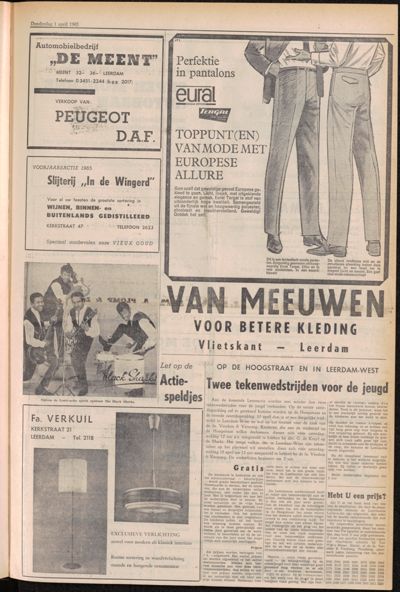 De Gecombineerde, 1 april 1965
