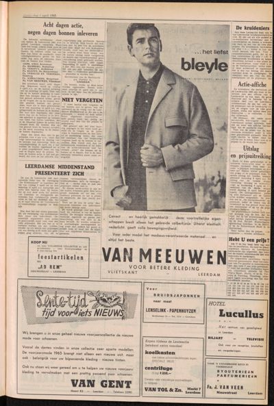 De Gecombineerde, 1 april 1965