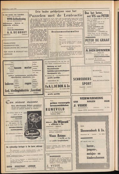 De Gecombineerde, 1 april 1965