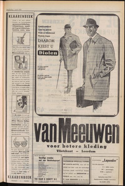 De Gecombineerde, 1 april 1965