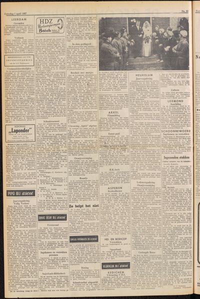 De Gecombineerde, 1 april 1967