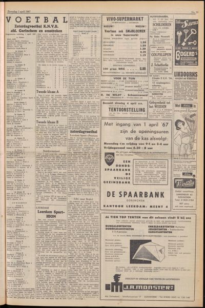De Gecombineerde, 1 april 1967