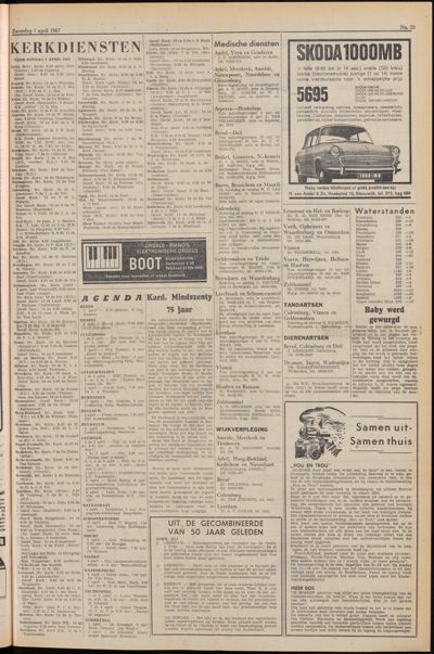 De Gecombineerde, 1 april 1967