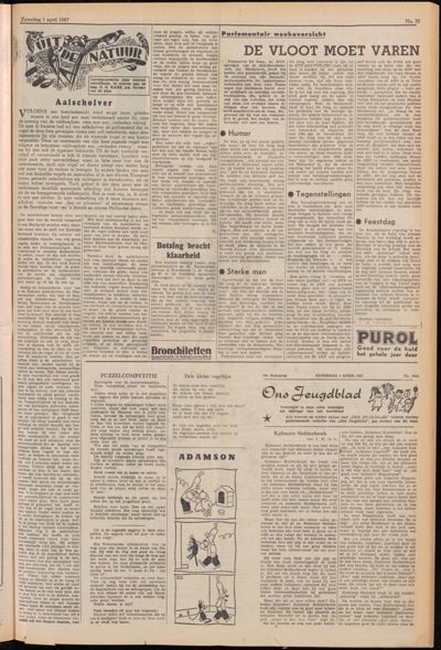 De Gecombineerde, 1 april 1967