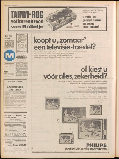 De Gecombineerde, 14 december 1967