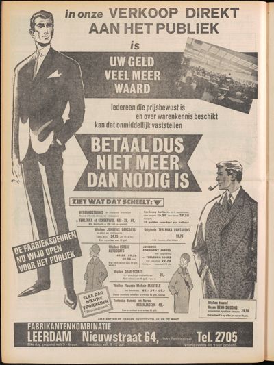 De Gecombineerde, 14 december 1967