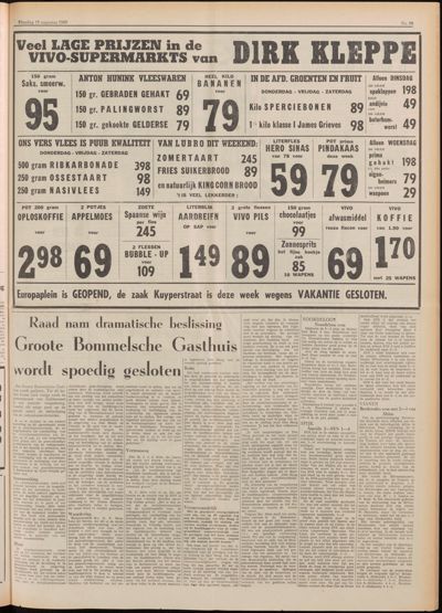 De Gecombineerde, 19 augustus 1969 (jrg. 1)