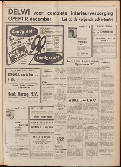 De Gecombineerde, 6 december 1969 (jrg. 1)