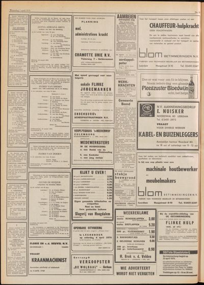 De Gecombineerde, 1 april 1970 (jrg. 2)