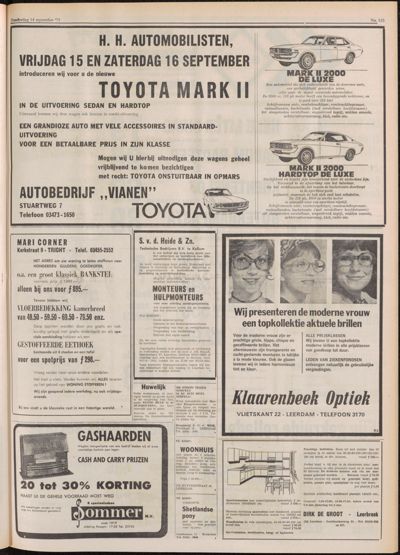 De Gecombineerde, 14 september 1972 (jrg. 4)