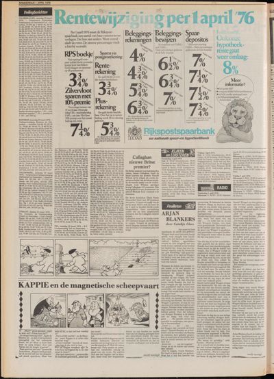 De Gecombineerde, 1 april 1976