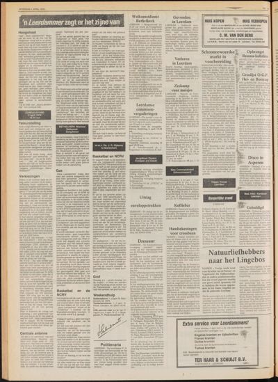De Gecombineerde, 1 april 1978