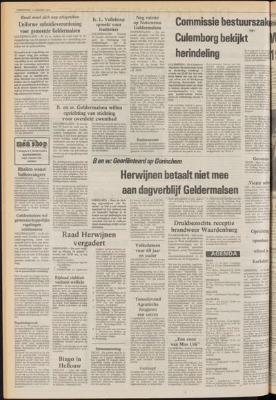 De Gecombineerde Gelderland, 11 januari 1979