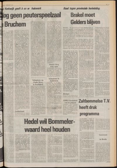 De Gecombineerde Gelderland, 1 februari 1979
