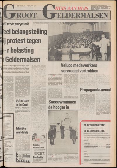 De Gecombineerde Gelderland, 1 februari 1979